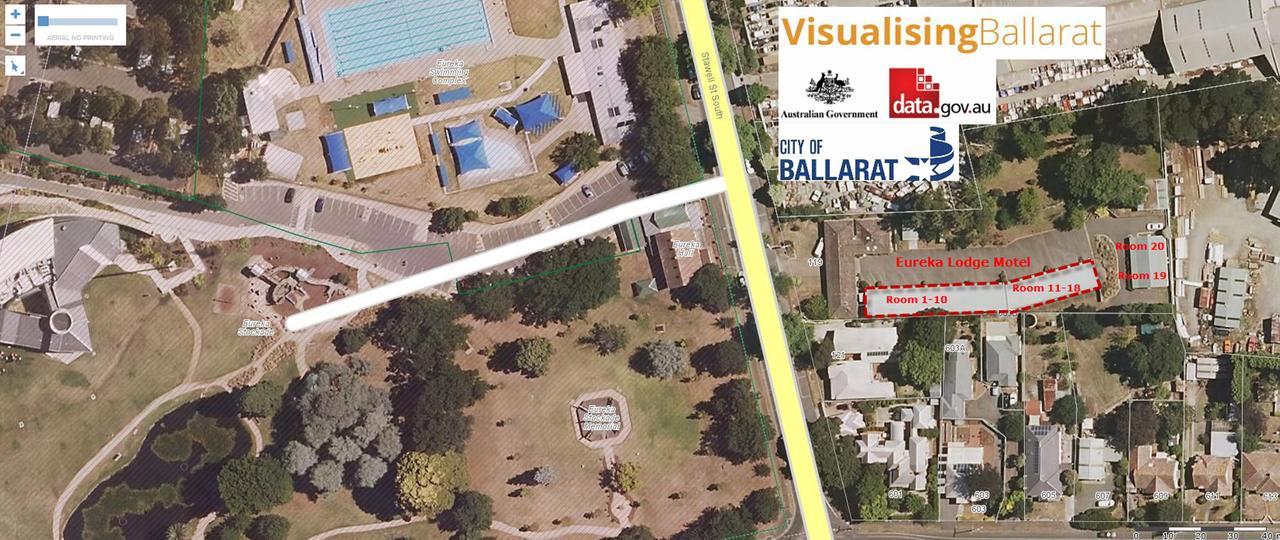 Ballarat Eureka Lodge Motel Екстер'єр фото